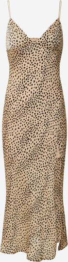 Rochie Parallel Lines pe maro cappuccino / negru, Vizualizare produs