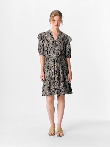 OBJECT - Vestido camisero en negro