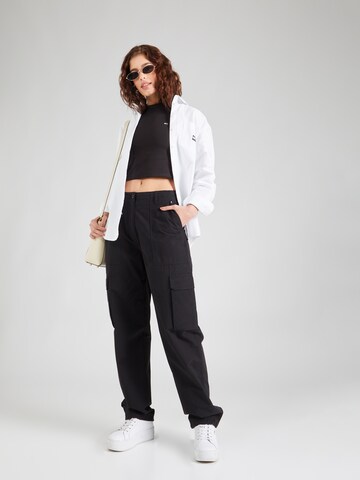 Tommy Jeans Loose fit Cargo Pants 'HARPER' in Black