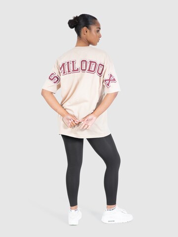 Smilodox T-Shirt 'Brail' in Beige