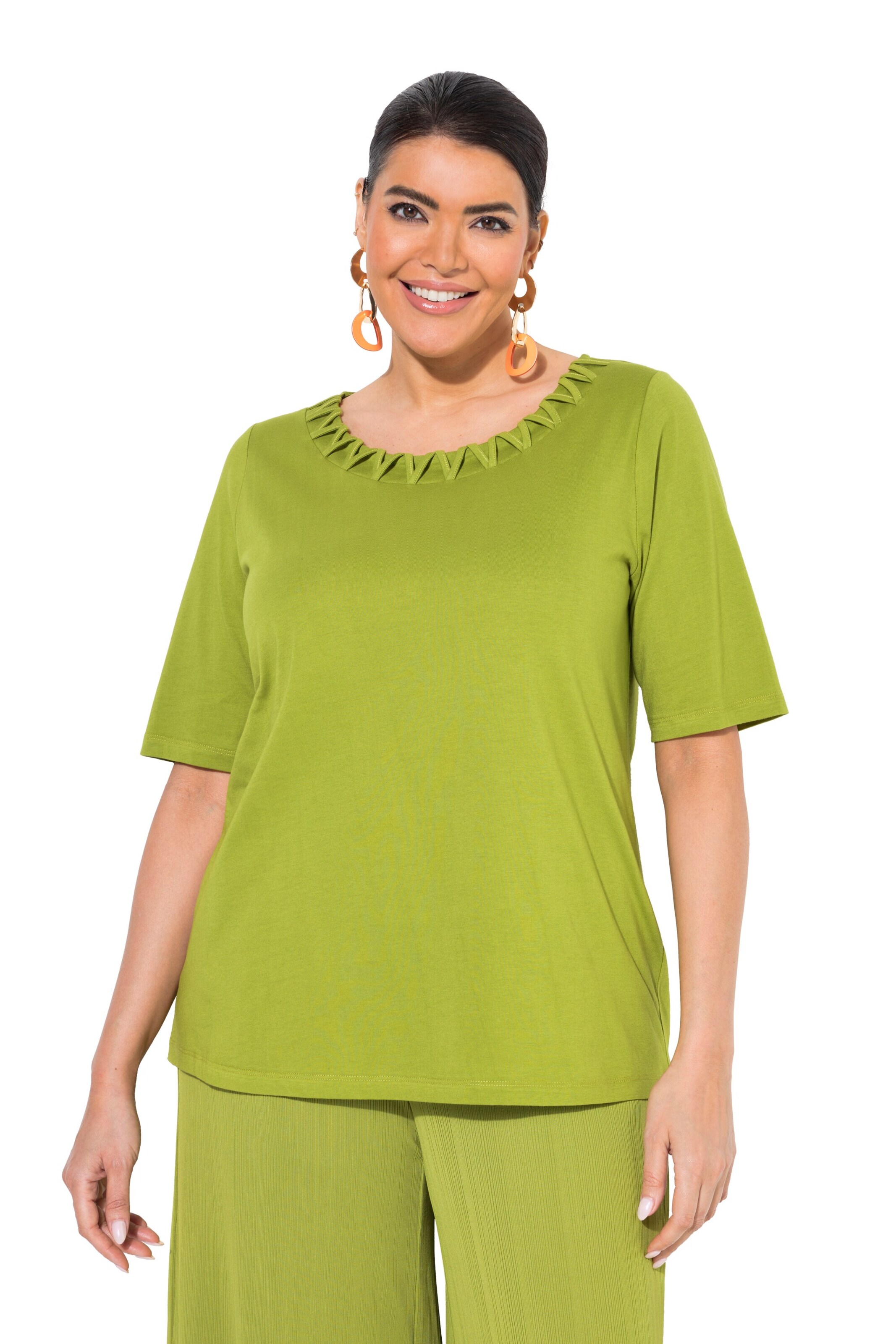 Ulla Popken Shirt in Green: front