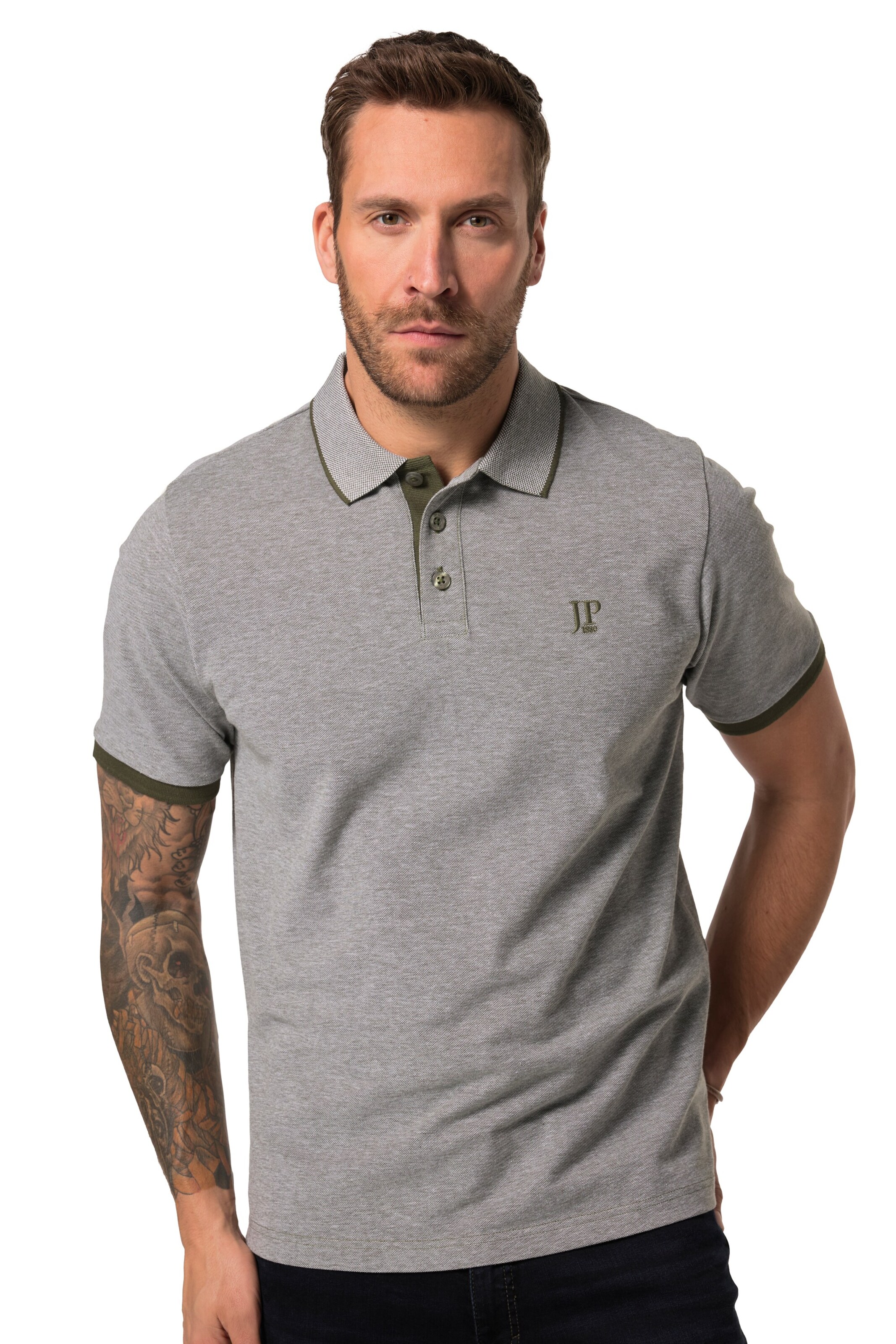 JP1880 Shirt in Grey: front