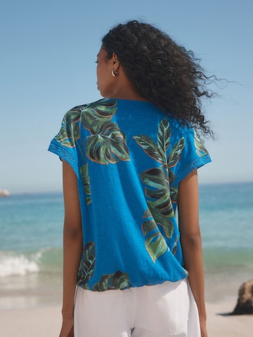 Next - Camiseta en azul