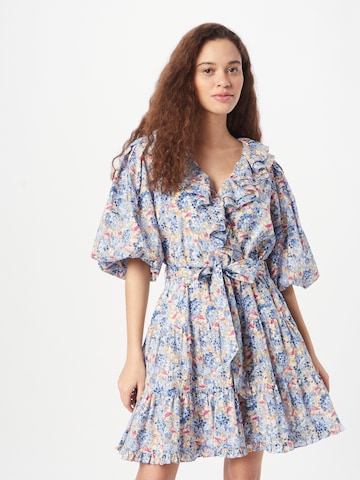 Robe 'KAFILAT' Lauren Ralph Lauren en bleu : devant