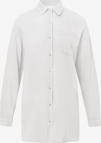 Imily Bela - Blusa en blanco: frente