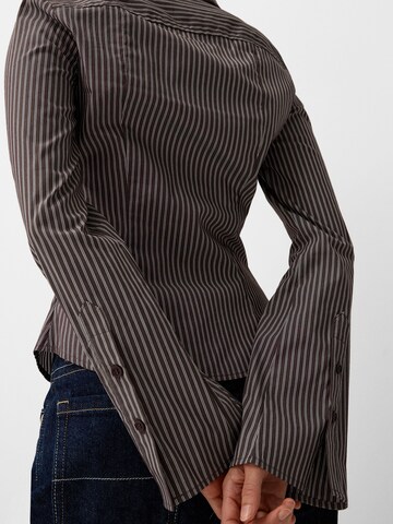 Bershka Blus i brun