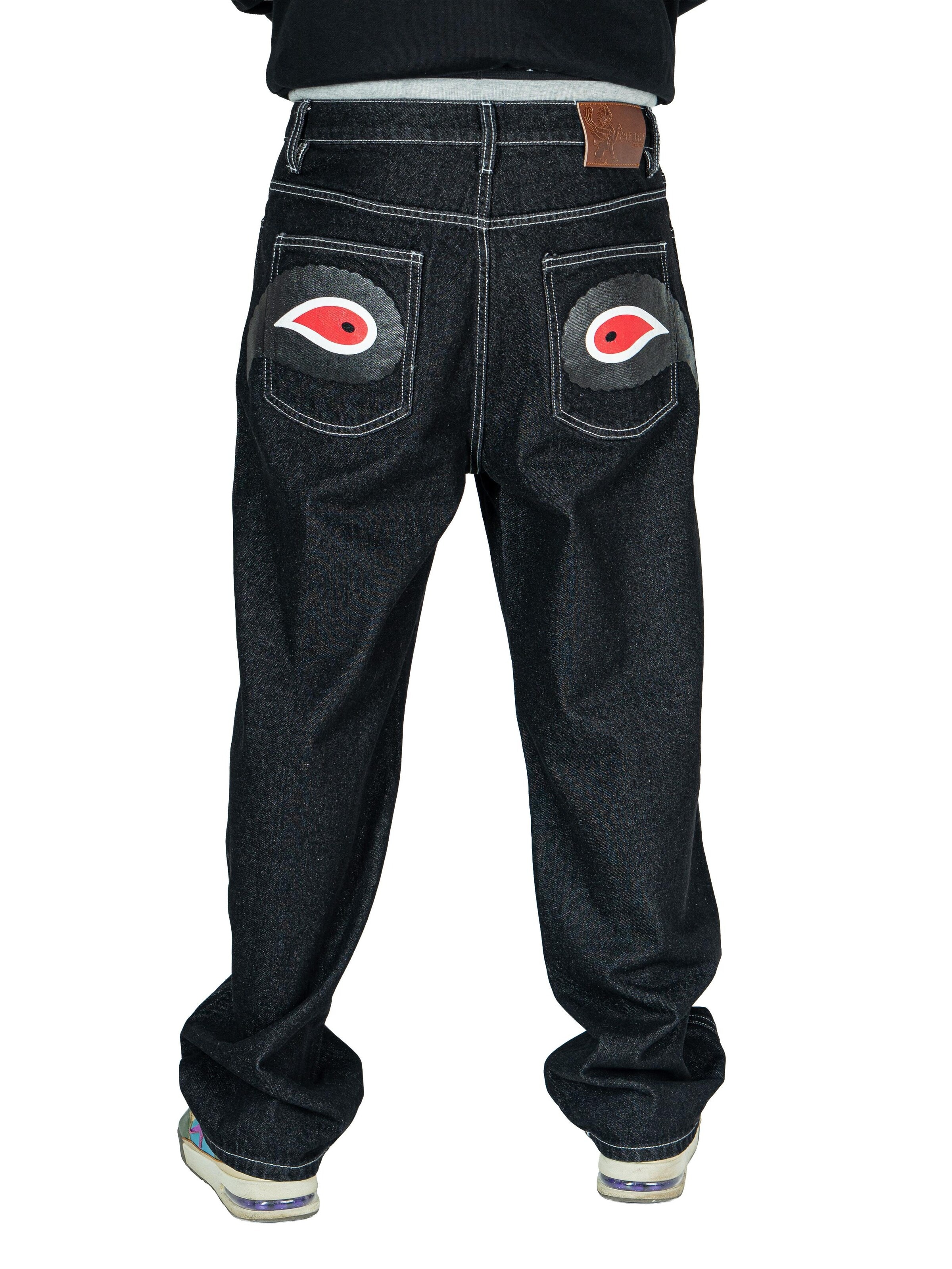 Baggy Jeans di RVNI Berlin in nero: frontale