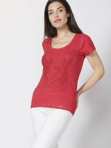 T-shirt KOROSHI en rouge