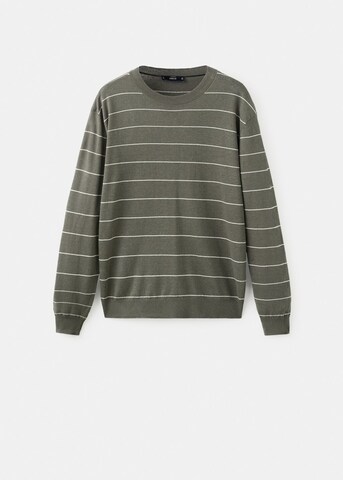 MANGO MAN Pullover 'Castor' in Braun