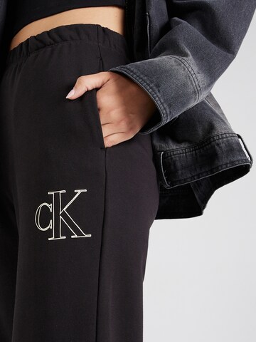 Calvin Klein Jeans Loosefit Hose in Schwarz