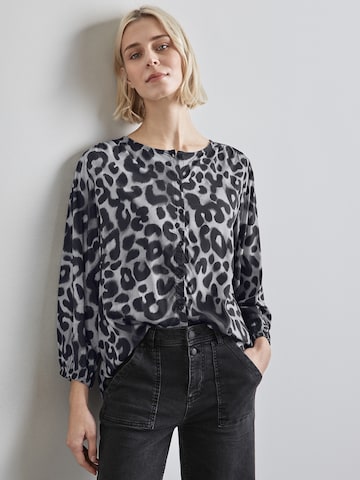 STREET ONE Bluse in Grau: Vorderseite