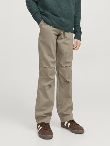 Jack & Jones Junior Loosefit Broek in Beige: voorkant