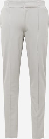 BURTON MENSWEAR LONDON Regular Pleated Pants in Grey: front