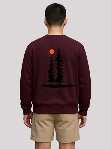 Sweat-shirt 'Escape Discover the World Pinetree' F4NT4STIC en marron
