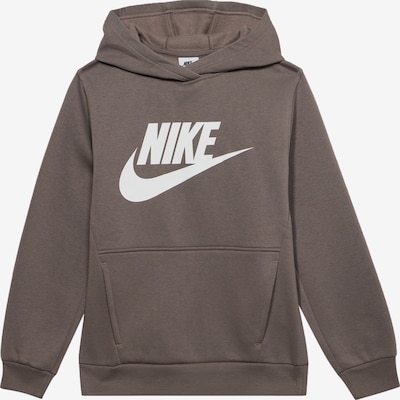 Nike Sportswear Sweatshirt 'CLUB FLC' in 122-128 in Dark grey / White, Item view