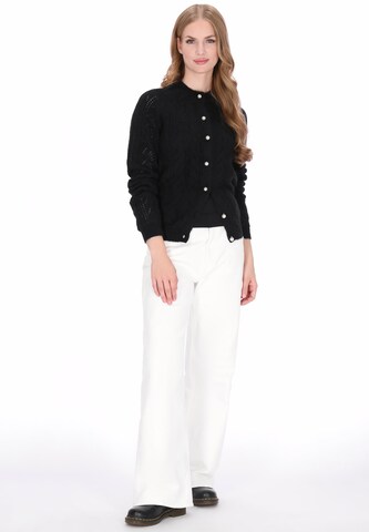 DreiMaster Vintage Gebreid vest 'Vintage' in Zwart