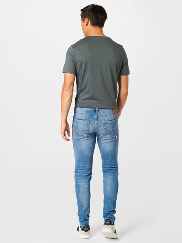 JACK & JONESSlimfit Traperice 'Glenn Fox' - plava boja