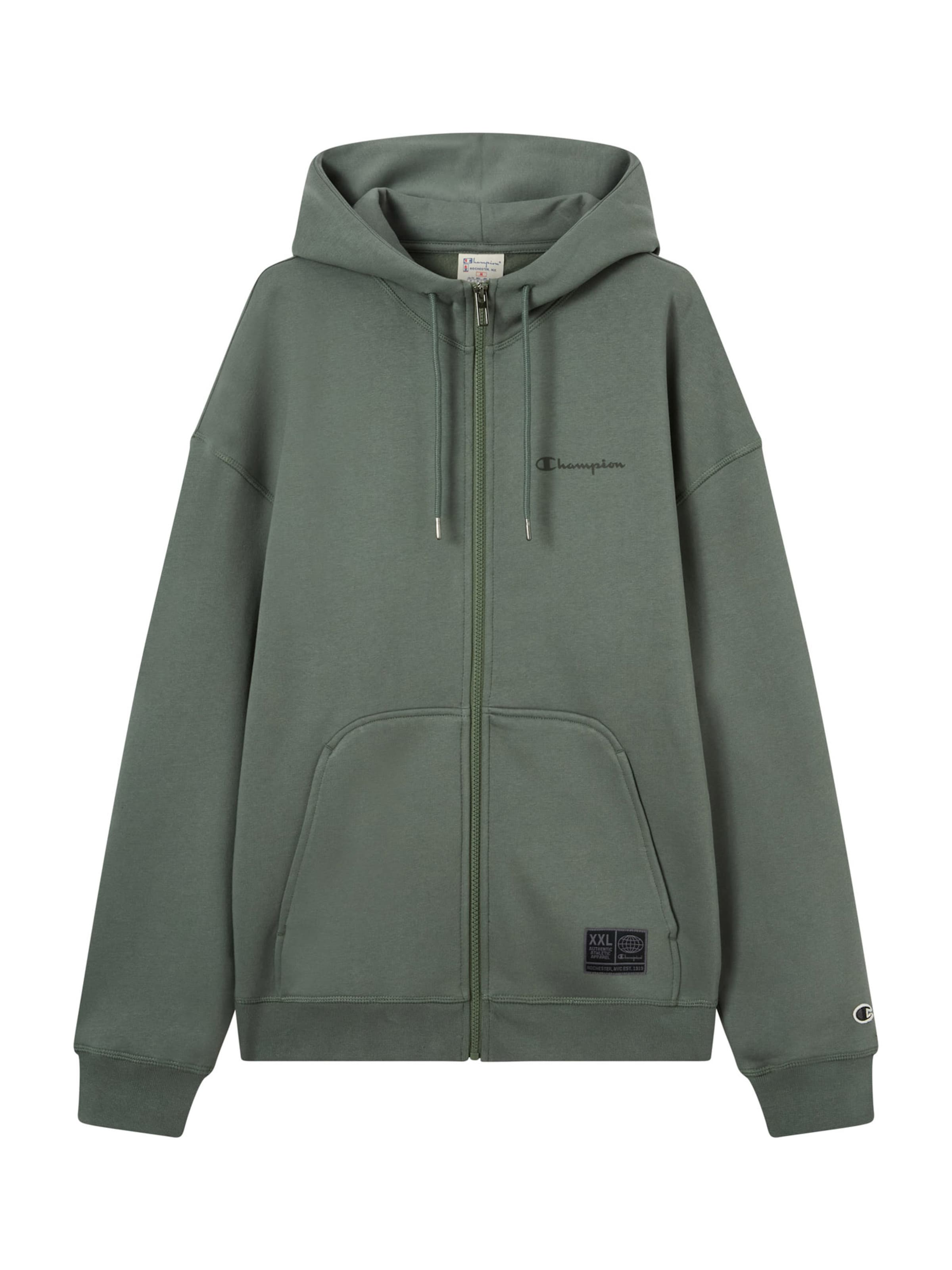 Giacca di felpa di Champion Authentic Athletic Apparel in grigio: frontale