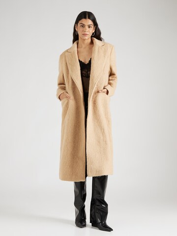 Misspap Between-Seasons Coat in Beige: front