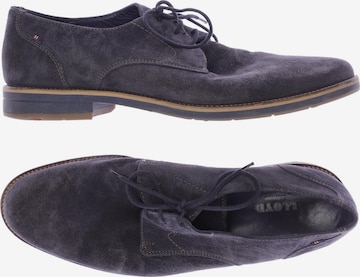 LLOYD Flats & Loafers in 43 in Blue: front