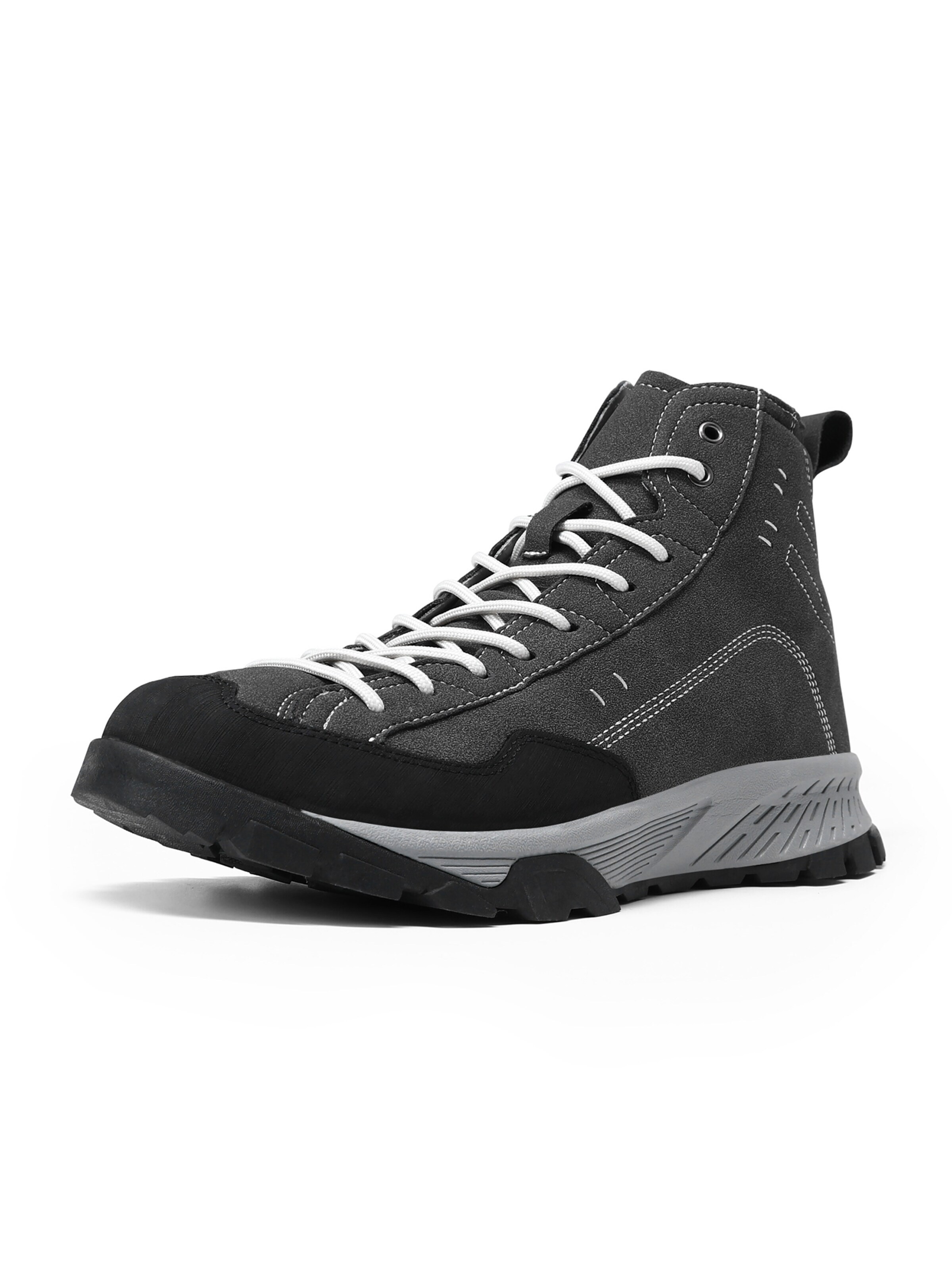 YOUTHUP Sneaker high 'Luftstrom' in Grau: Vorderseite
