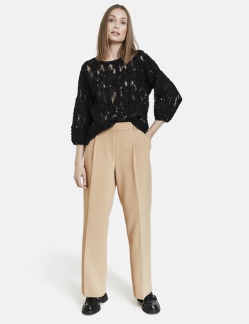 Wide Leg Pantalon à plis TAIFUN en beige