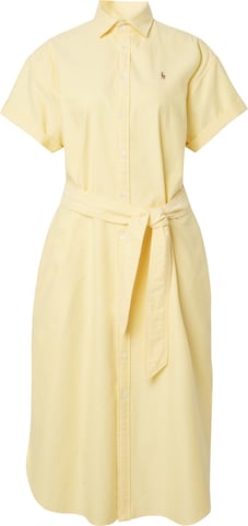 Polo Ralph Lauren Košilové šaty – žlutá: přední strana