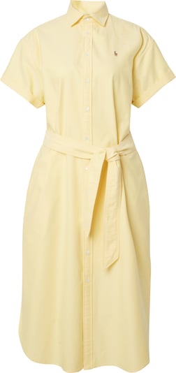 Polo Ralph Lauren Robe-chemise en bleu / marron / jaune, Vue avec produit