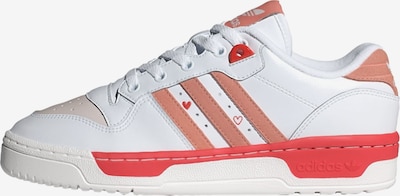 ADIDAS ORIGINALS Baskets basses 'Rivalry' en canneberge / rouge clair / blanc, Vue avec produit