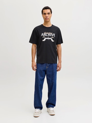 JACK & JONES T-shirt 'JJEDOVER' i beige