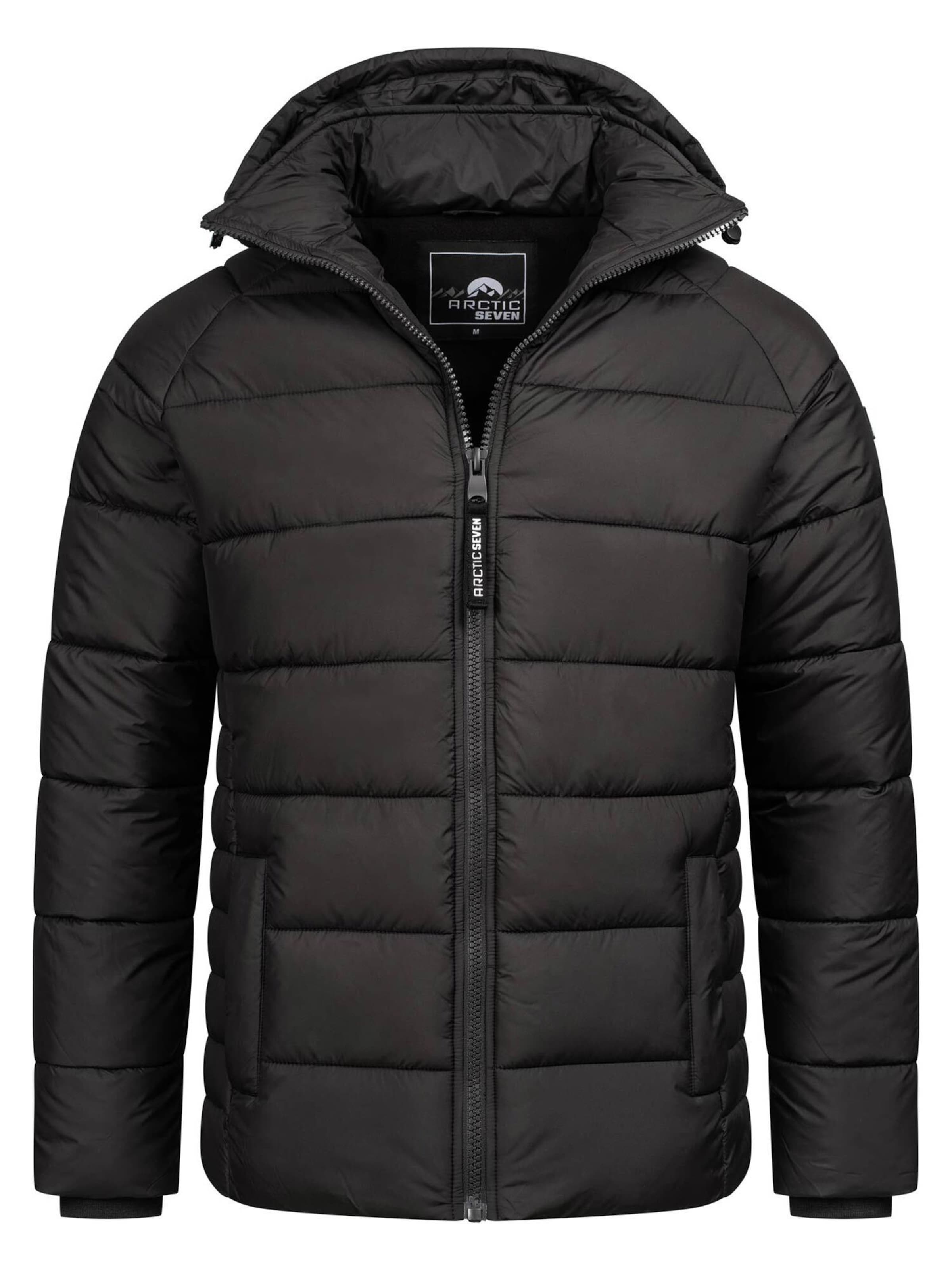 Arctic Seven Winter jacket in Black: front
