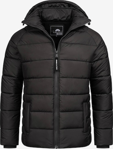 Arctic Seven Winterjacke in Schwarz: Vorderseite