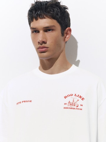 Pull&Bear Tričko - Biela