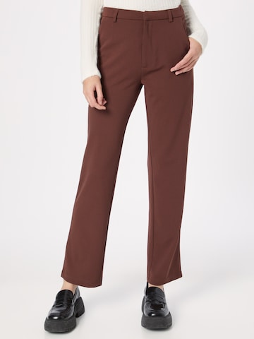 JDY Loose fit Trousers 'GEGGO' in Brown: front