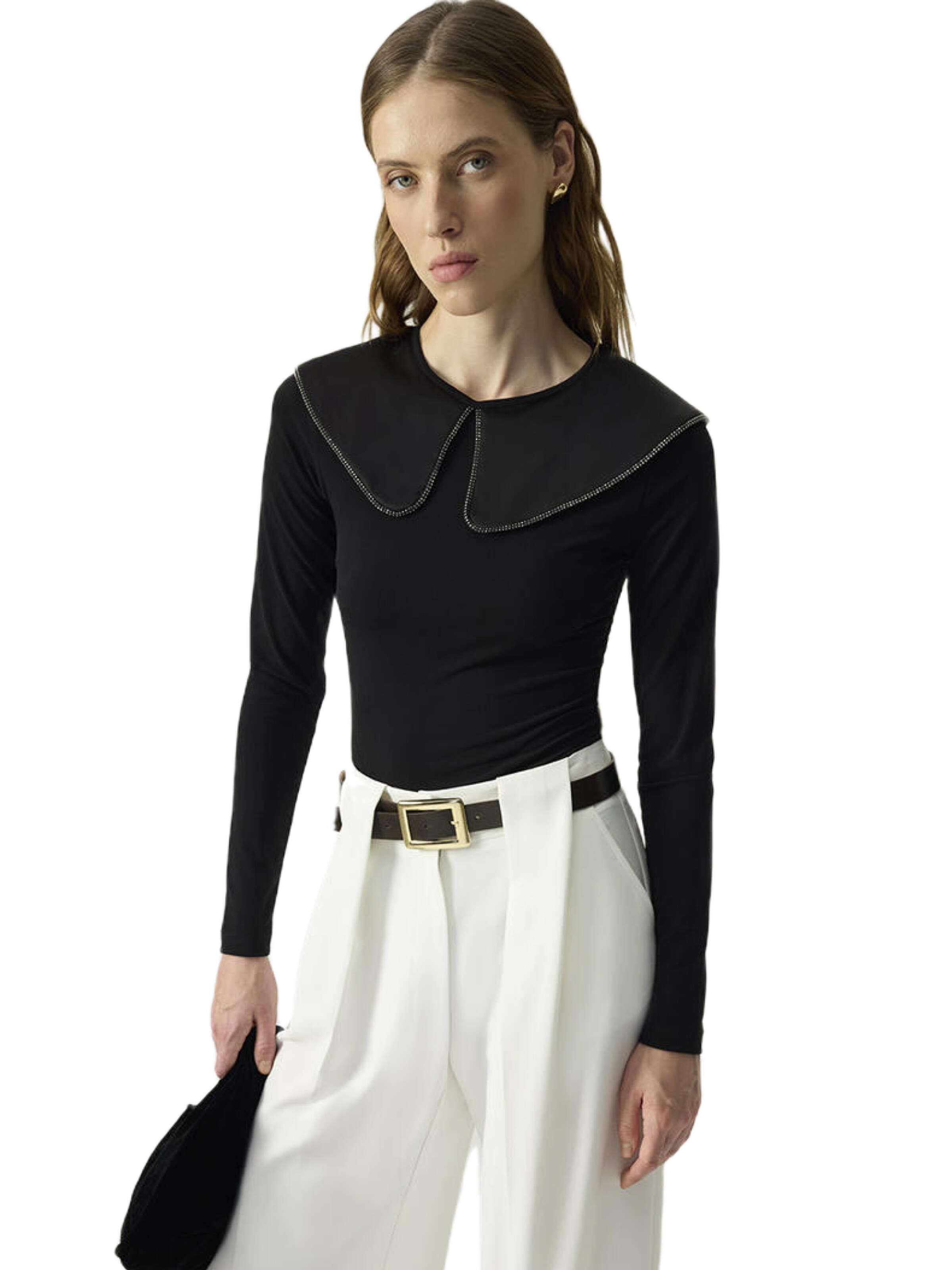 Touche Prive Blouse Bodysuit in Black