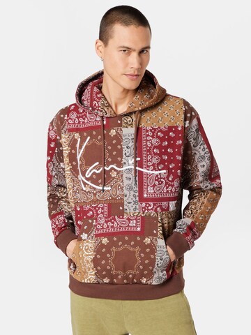 Karl Kani Sweatshirt in Brown: front