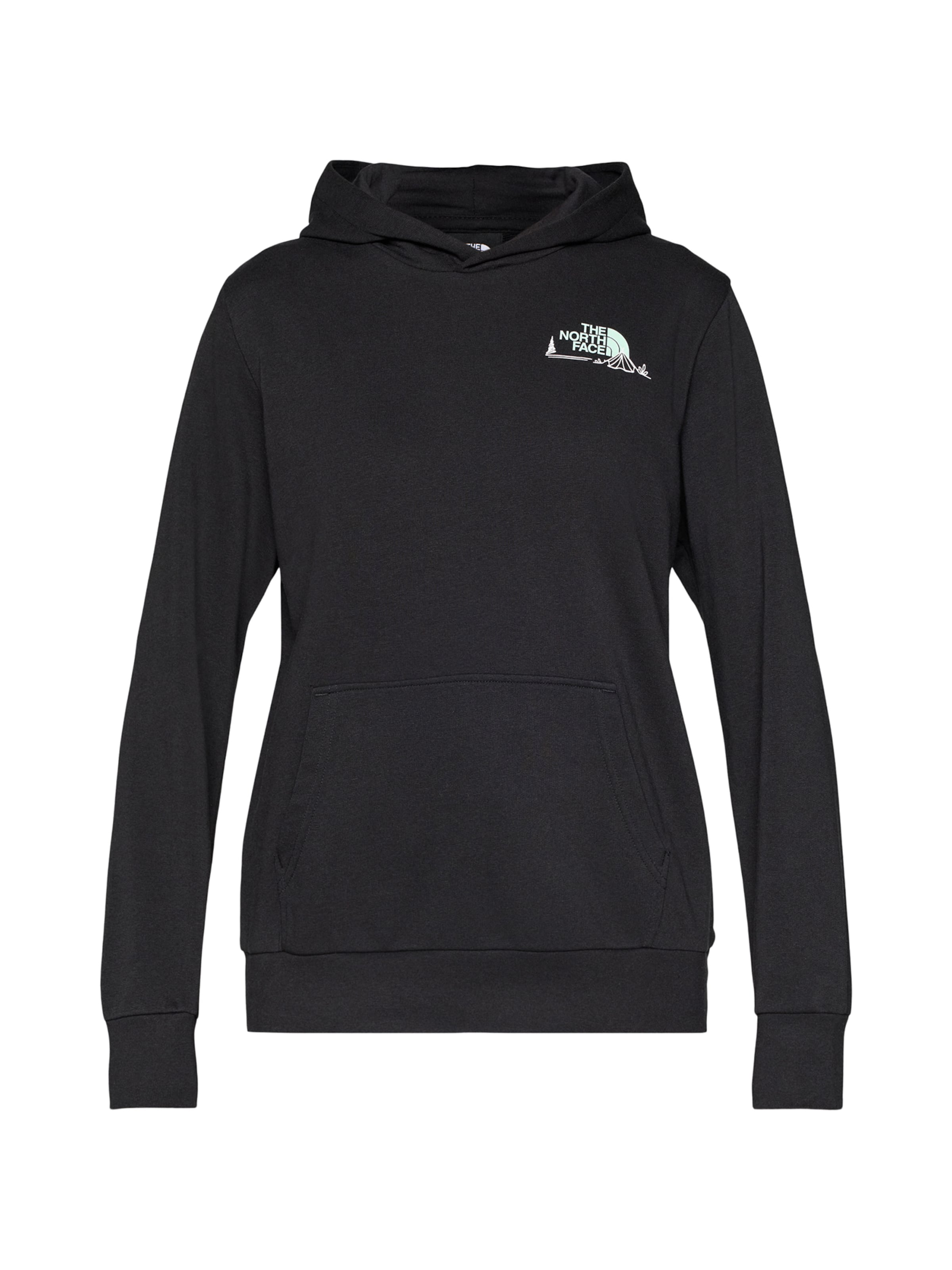 THE NORTH FACE Μπλούζα φούτερ 'MONTE' σε μαύρο: μπροστά