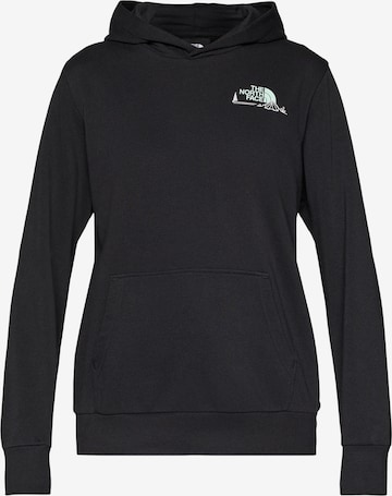 juoda THE NORTH FACE Megztinis be užsegimo 'MONTE': priekis