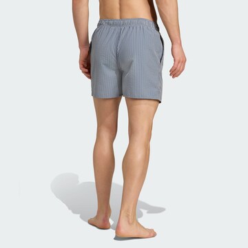 ADIDAS SPORTSWEAR Sports swimming trunks 'Seersucker' in Blue