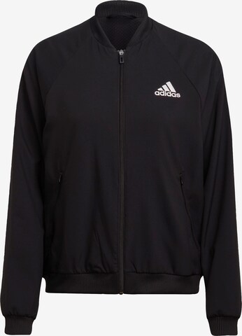 ADIDAS SPORTSWEAR Sportjas 'Melbourne ' in Zwart: voorkant