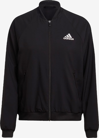ADIDAS SPORTSWEAR Athletic Jacket 'Melbourne ' in Black: front
