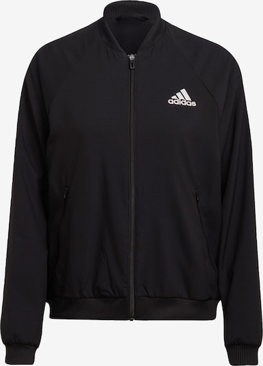 Geacă sport ADIDAS PERFORMANCE pe negru / alb, Vizualizare produs