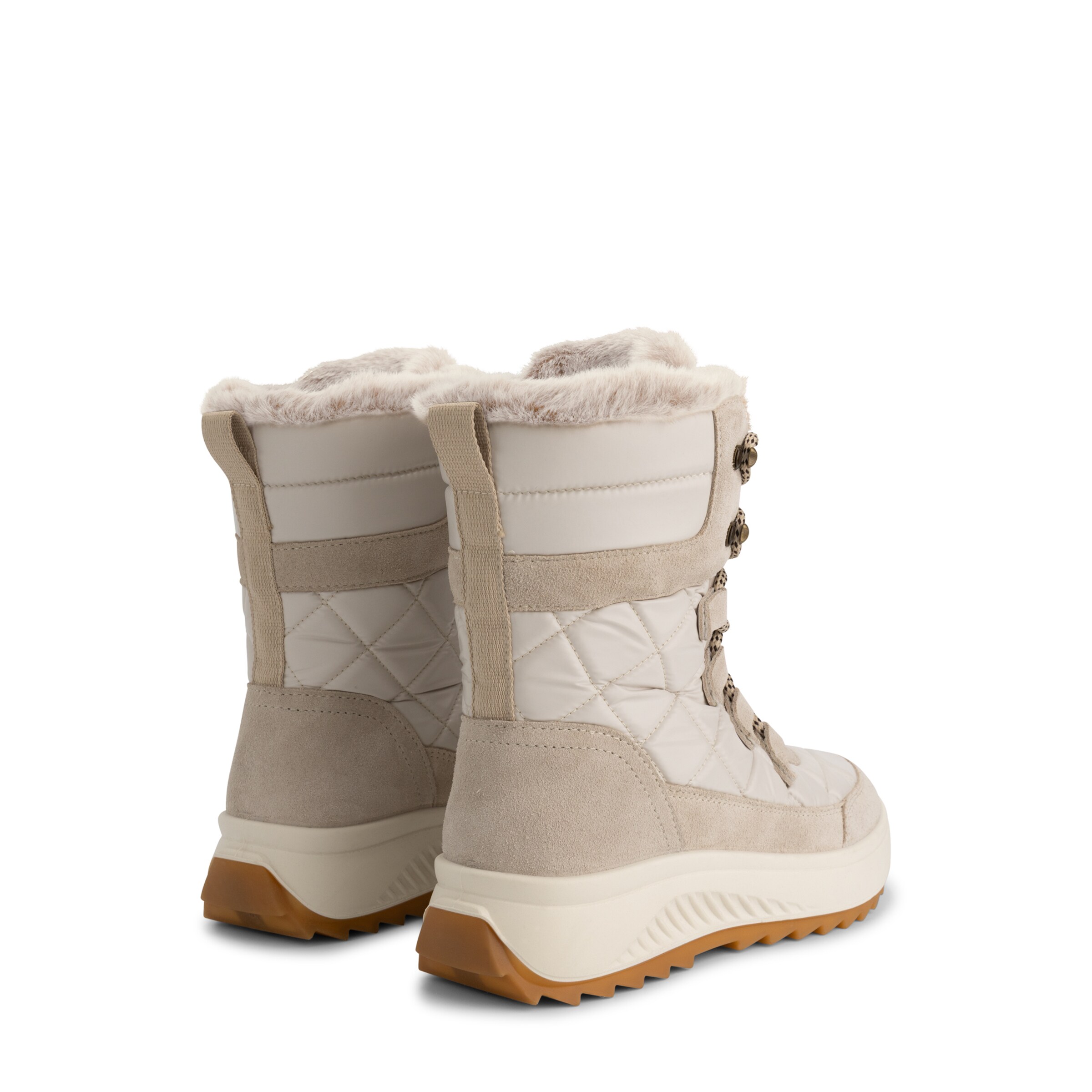 Bottes à lacets 'Davos' Travelin en beige