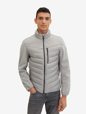 Veste mi-saison TOM TAILOR en gris : devant