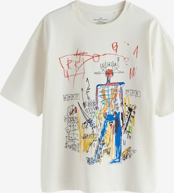 Next T-Shirt 'Künstler' in Weiß: Vorderseite