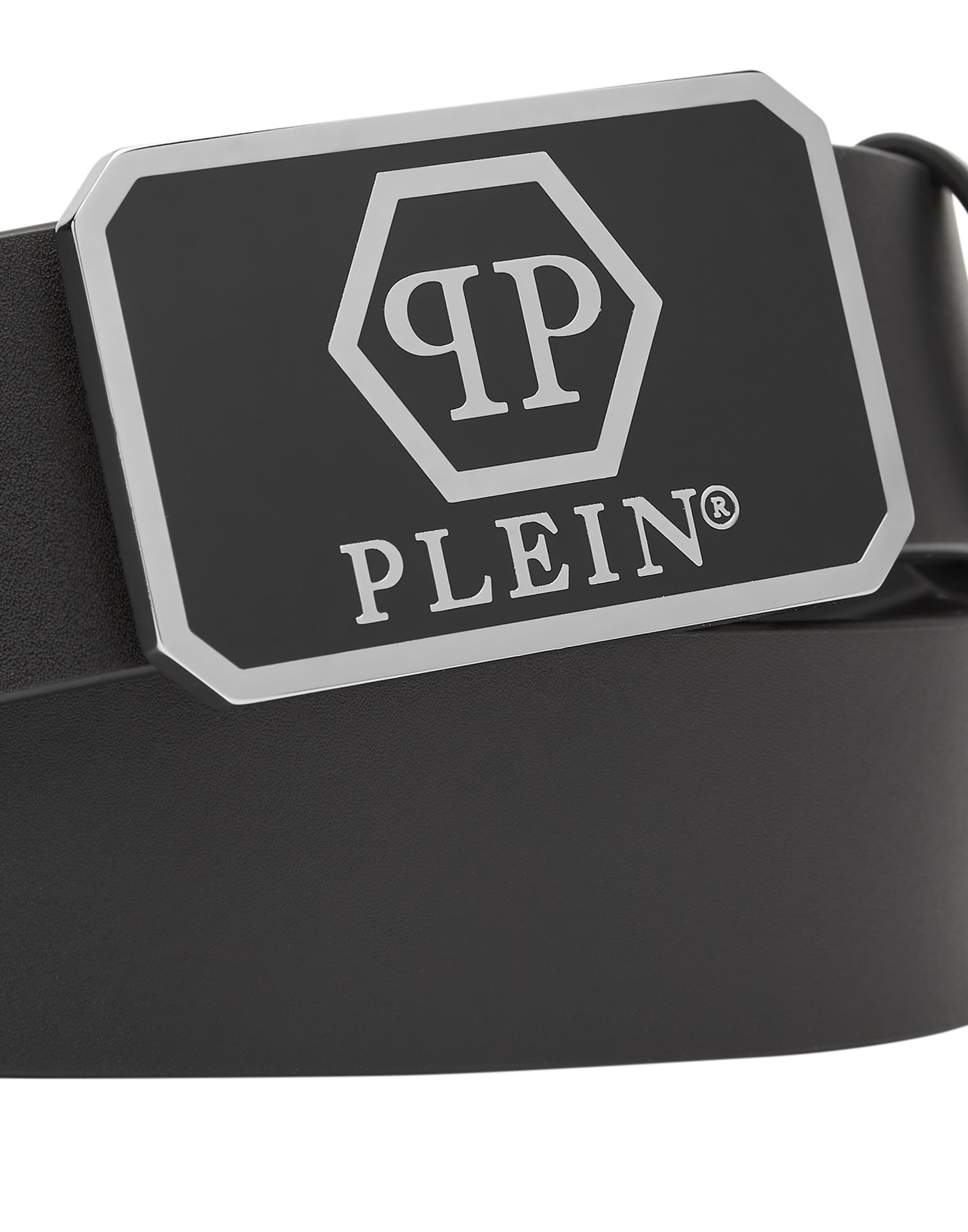 Philipp Plein Riem ' Hexagon ' in Zwart