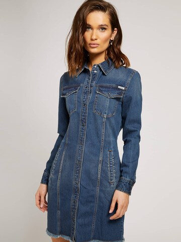 Rochie tip bluză de la GUESS pe albastru