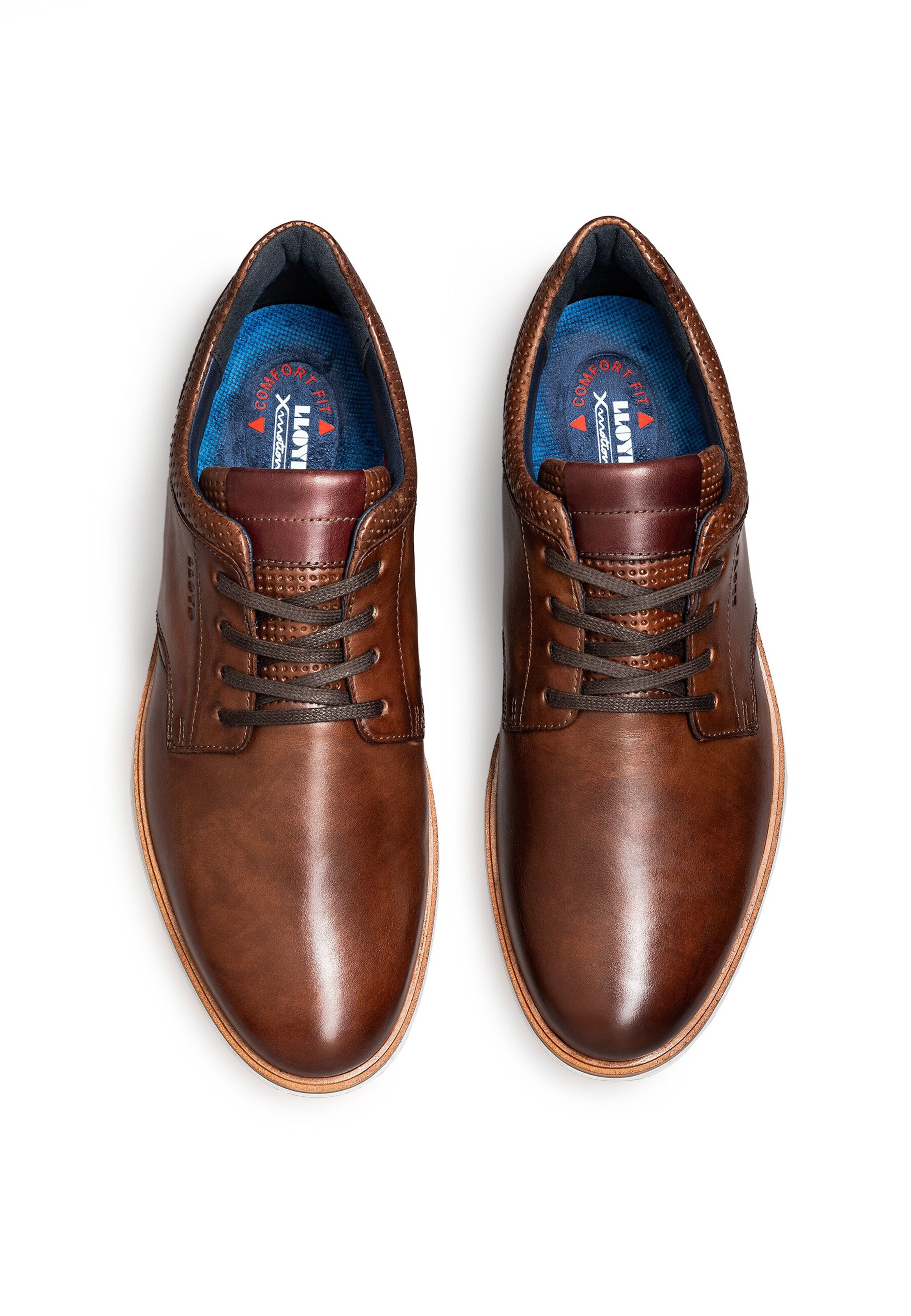 LLOYD Athletic lace-up shoe 'Kayor' in Brown