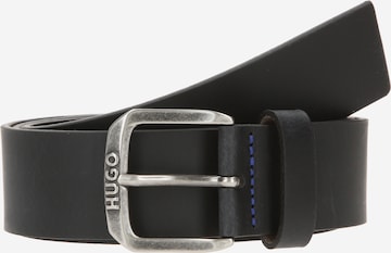 Ceinture 'Berker' HUGO en noir : devant