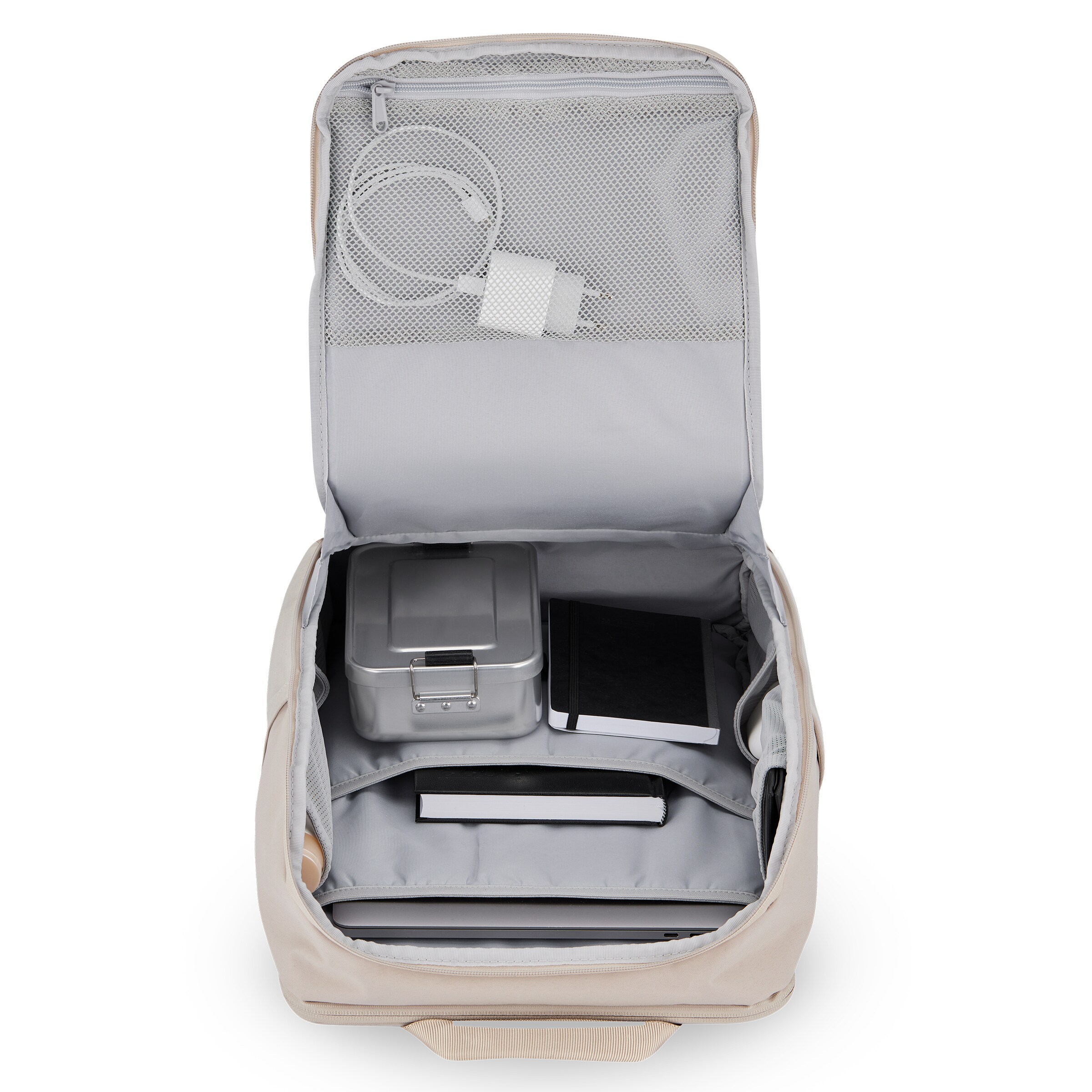 LARKSON Rucksack 'Niklas' in Beige: oben